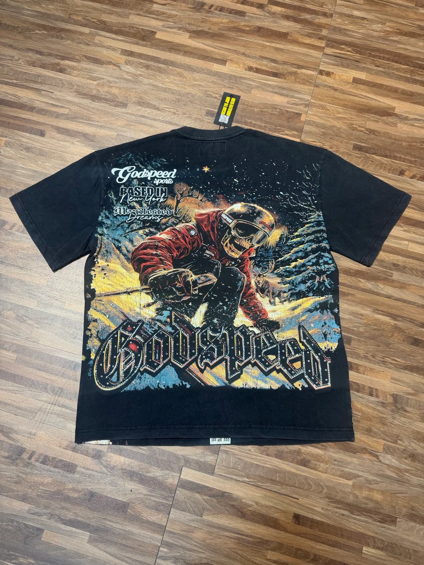 6350# Black I P63 In Stock （new） Godspeed Retro T （fabric）：32 250 Sizes（size）：S-M-L-XL （colour）： Black
